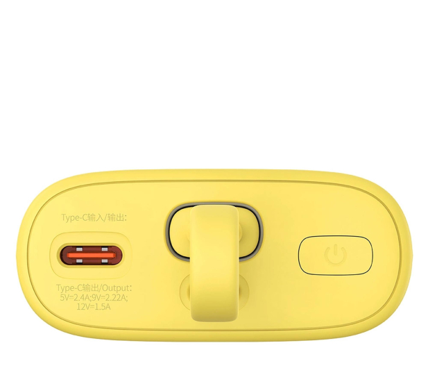 Baseus Powerbank Popsicle 5200mAh 20W z kablem zółto-różowy - 1502078 - zdjęcie 4